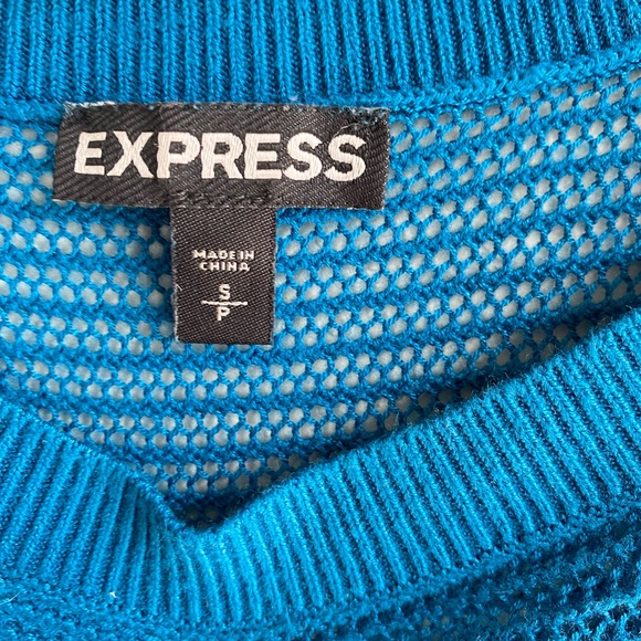 Express White Open knit Dolman sweater Women - Picture 6 of 8